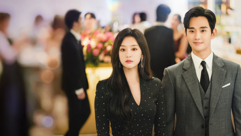 Kim Ji-won and Kim Soo-hyun in "Queen of Tears"