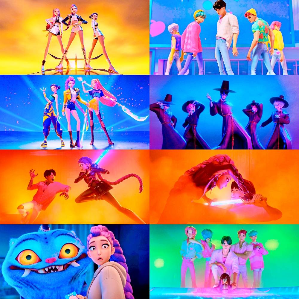 HUNTR/X y Saja Boys en “KPop Demon Hunters” | netflix