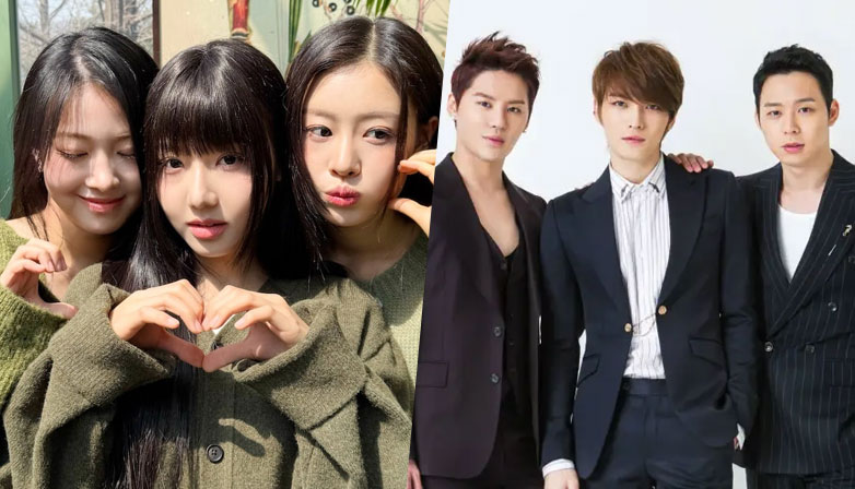 Former FIFTY FIFTY members (now Ablume) and JYJ. | Multiple Sources