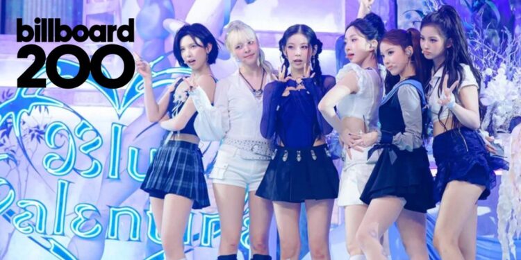 nmixx blue valentine billboard 200